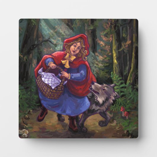 Little Red Riding Hood Fotoplaat (Voorkant)