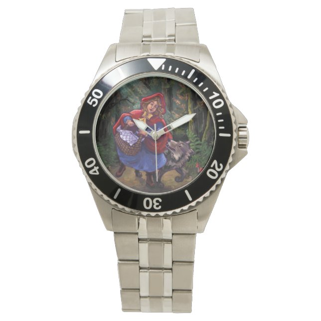 Little Red Riding Hood Horloge (Voorkant)