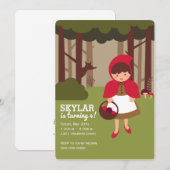 Little Red Riding Hood Kaart (Voorkant / Achterkant)