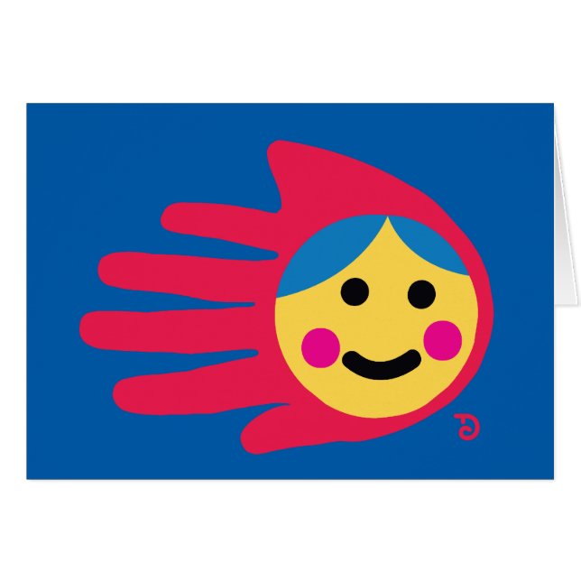 Little Red Riding Hood-kaart (Voorkant Horizontaal)