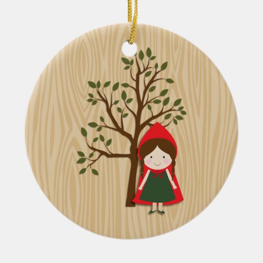 Little Red Riding Hood Keramisch Ornament (Voorkant)