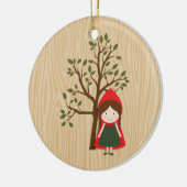 Little Red Riding Hood Keramisch Ornament (Links)