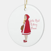 Little Red Riding Hood Keramisch Ornament (Links)