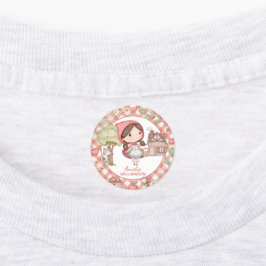 Little Red Riding Hood kleuterschool Labels