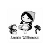 Little Red Riding Hood kleuterschool Rubberstempel (Afrduk)