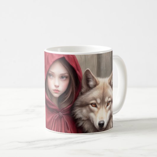 Little Red Riding Hood Koffiemok (Voorkant rechts)