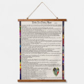 Little Red Riding Hood Lees verhaal | Hangend Wandkleed (Voorkant)