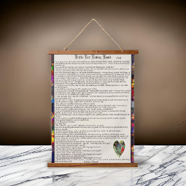 Little Red Riding Hood Lees verhaal | Hangend Wandkleed