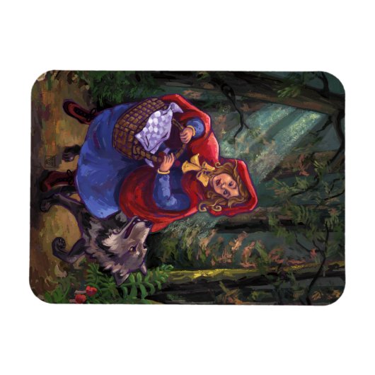 Little Red Riding Hood Magneet (Horizontaal)