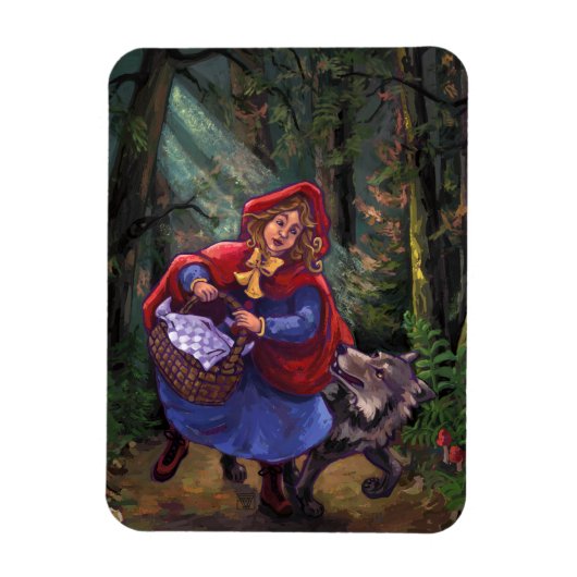 Little Red Riding Hood Magneet (Verticaal)