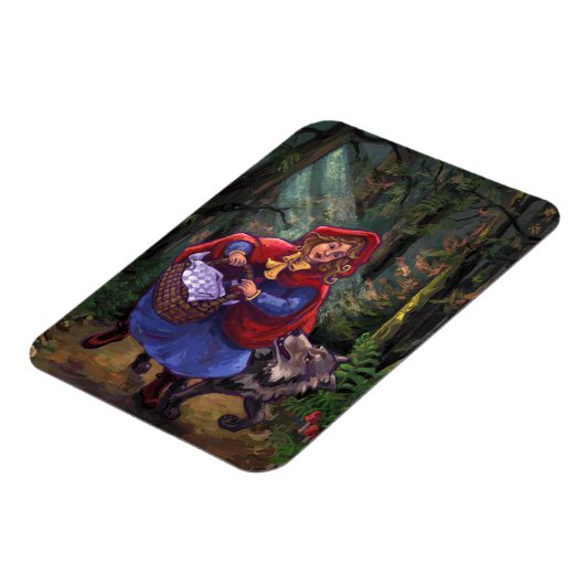 Little Red Riding Hood Magneet (Linkerzijde)