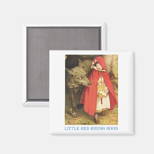 Little Red Riding Hood Magneet (Voorkant / Achterkant)