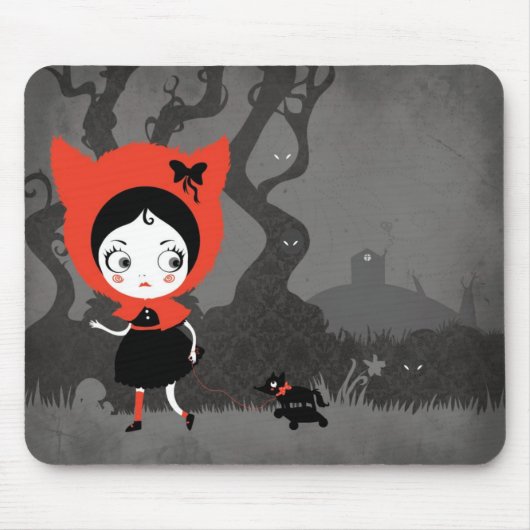 Little Red Riding Hood mousepad Muismat (Voorkant)