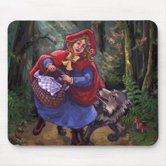 Little Red Riding Hood Muismat (Voorkant)