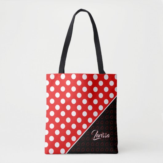 'Little Red Riding Hood' - noem Sjabloon Tote Bag (Voorkant)