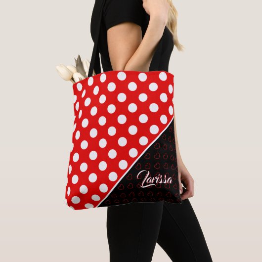 'Little Red Riding Hood' - noem Sjabloon Tote Bag (Dichtbij)