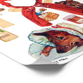 Little Red Riding Hood, Paper Doll, Louis Wain Poster (Hoek)