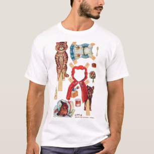 Little Red Riding Hood, Paper Doll, Louis Wain T-shirt