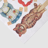 Little Red Riding Hood, Paper Doll, Louis Wain Tissuepapier (Detail)