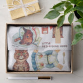 Little Red Riding Hood, Paper Doll, Louis Wain Tissuepapier (Geschenk)