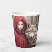 Little Red Riding Hood Papieren Bekers (Voorkant)