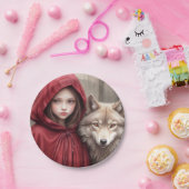 Little Red Riding Hood Papieren Bordje (Feest)