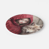 Little Red Riding Hood Papieren Bordje (Gekanteld)