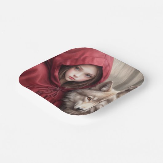 Little Red Riding Hood Papieren Bordje (Gebogen)