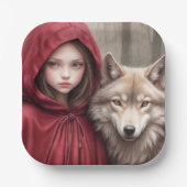Little Red Riding Hood Papieren Bordje