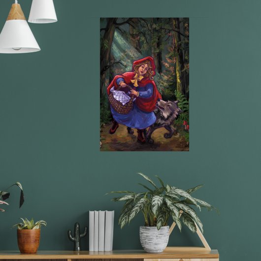 Little Red Riding Hood Poster (Woonkamer 1)