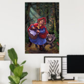 Little Red Riding Hood Poster (Thuiskantoor)