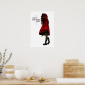 Little Red Riding Hood Poster (Keuken)