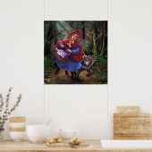 Little Red Riding Hood Poster (Keuken)