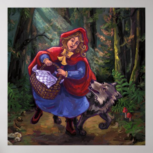 Little Red Riding Hood Poster (Voorkant)