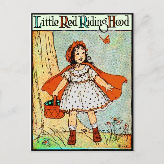 Little Red Riding Hood Schattige Briefkaart (Voorkant)
