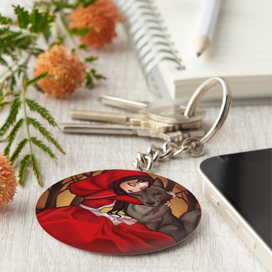 Little Red Riding Hood Sleutelhanger (Zijkant)