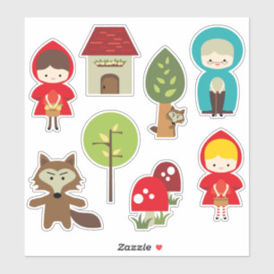 Little Red Riding Hood Sticker
