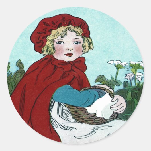 Little Red Riding Hood Sticker (Voorkant)