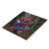 Little Red Riding Hood Tegeltje (Zijkant)