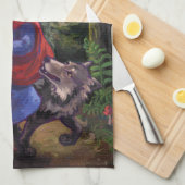 Little Red Riding Hood Theedoek (Quarter Fold)