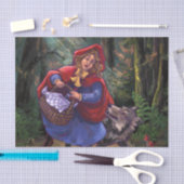 Little Red Riding Hood Tissuepapier (Craft)