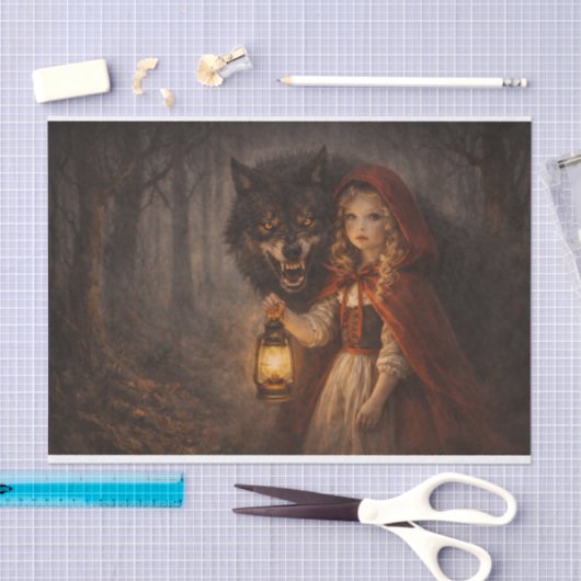 Little Red Riding Hood  Tissuepapier (Craft)