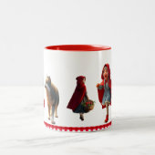 Little Red Riding Hood Tweekleurige Koffiemok (Center)