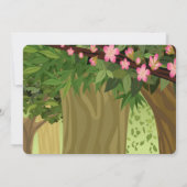 Little Red Riding Hood verjaardagsfeestje uitnodig Kaart (Achterkant)