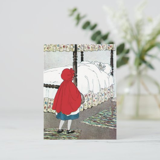 Little Red Riding Hood: Wat is er mis met je? Briefkaart (Staand voorkant)
