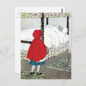 Little Red Riding Hood: Wat is er mis met je? Briefkaart (Voorkant / Achterkant)