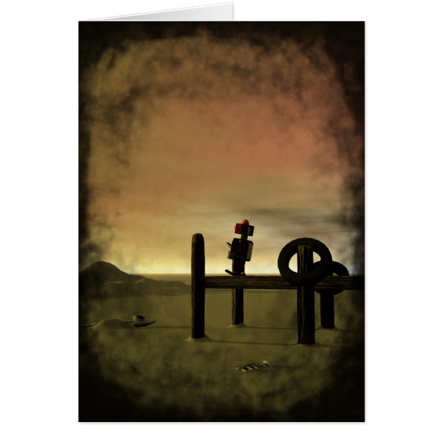 Little Red Robot Kaart (Voorkant)