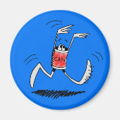 Little Red Running Can Magnet (Voorkant)