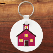 Little Red Schoolhouse Sleutelhanger (Voorkant)