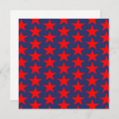 Little Red Stars Pattern (Voorkant / Achterkant)
